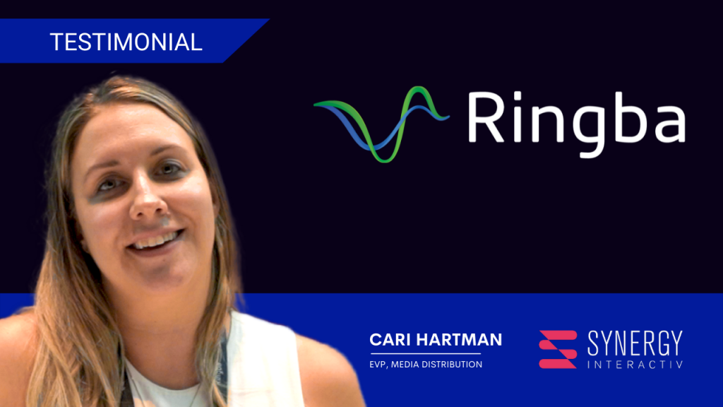 Synergy Interactiv Ringba Testimonial Featuring Cari Hartman, EVP Media Distribution