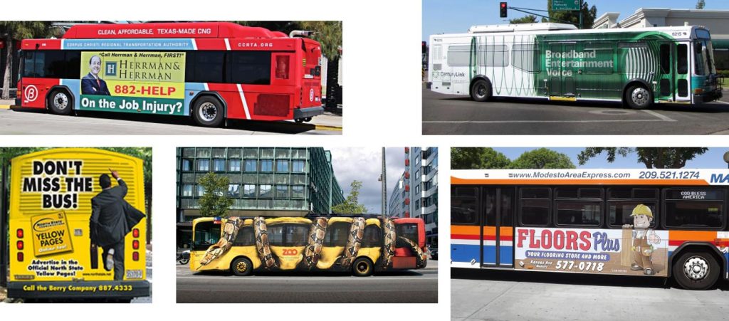Bus ad examples
